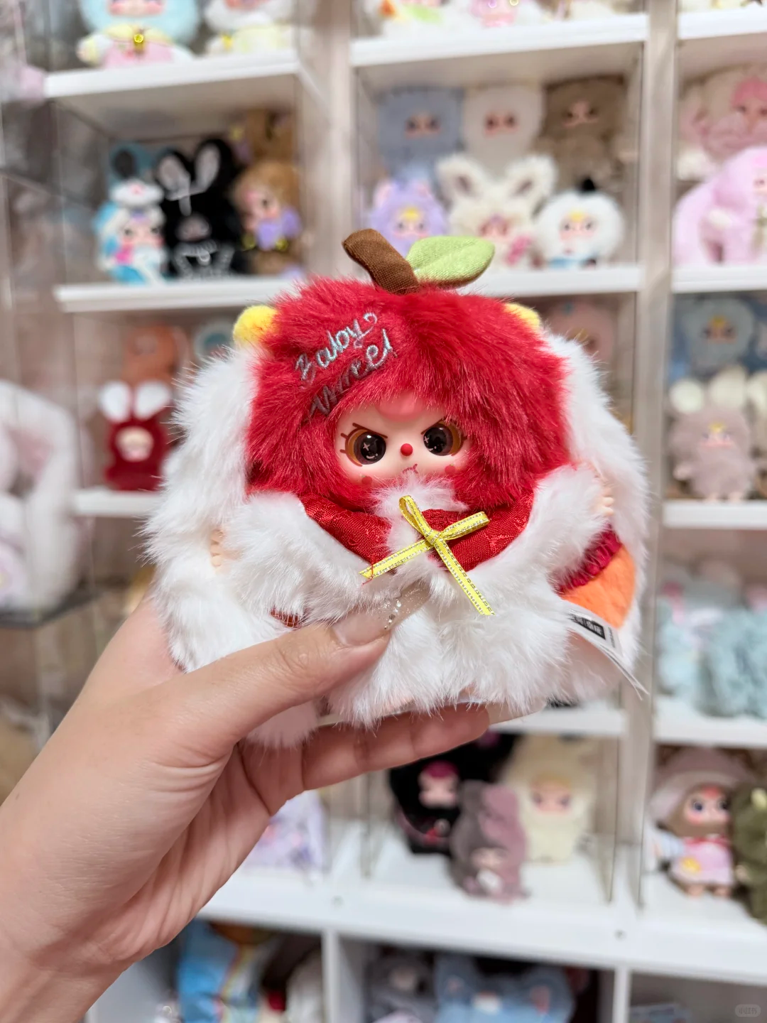 Baby Three Red Packets Please Chinese New Year Fluffy Plush Blind Box PB10870