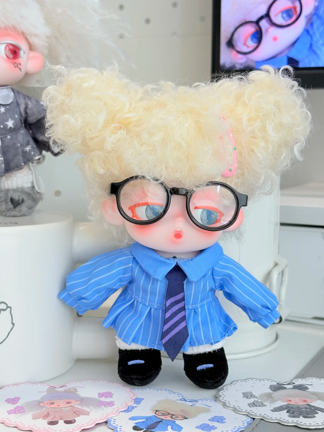 OOYEI Oh Xiaodan Mini Doll Blind Box | Lazy Weekend Series Cute Fashion Plush Jointed Collectible Dolls