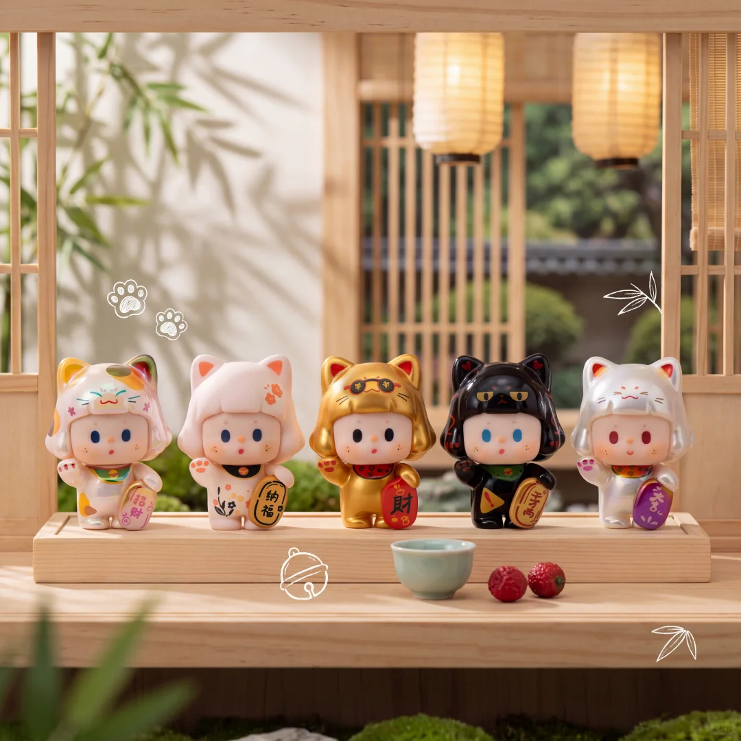 Bu Er Little Wishes Series Mini Bean Blind Bag Figures | Kawaii Wishes Themed Mini Collectibles, Secret & Super Secret Chases