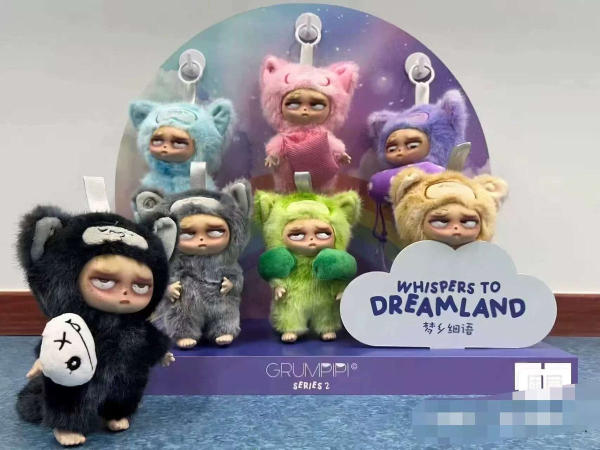 Grumpipi Sleepless V2 Whispers to Dreamland Plush Blind Box PB10430