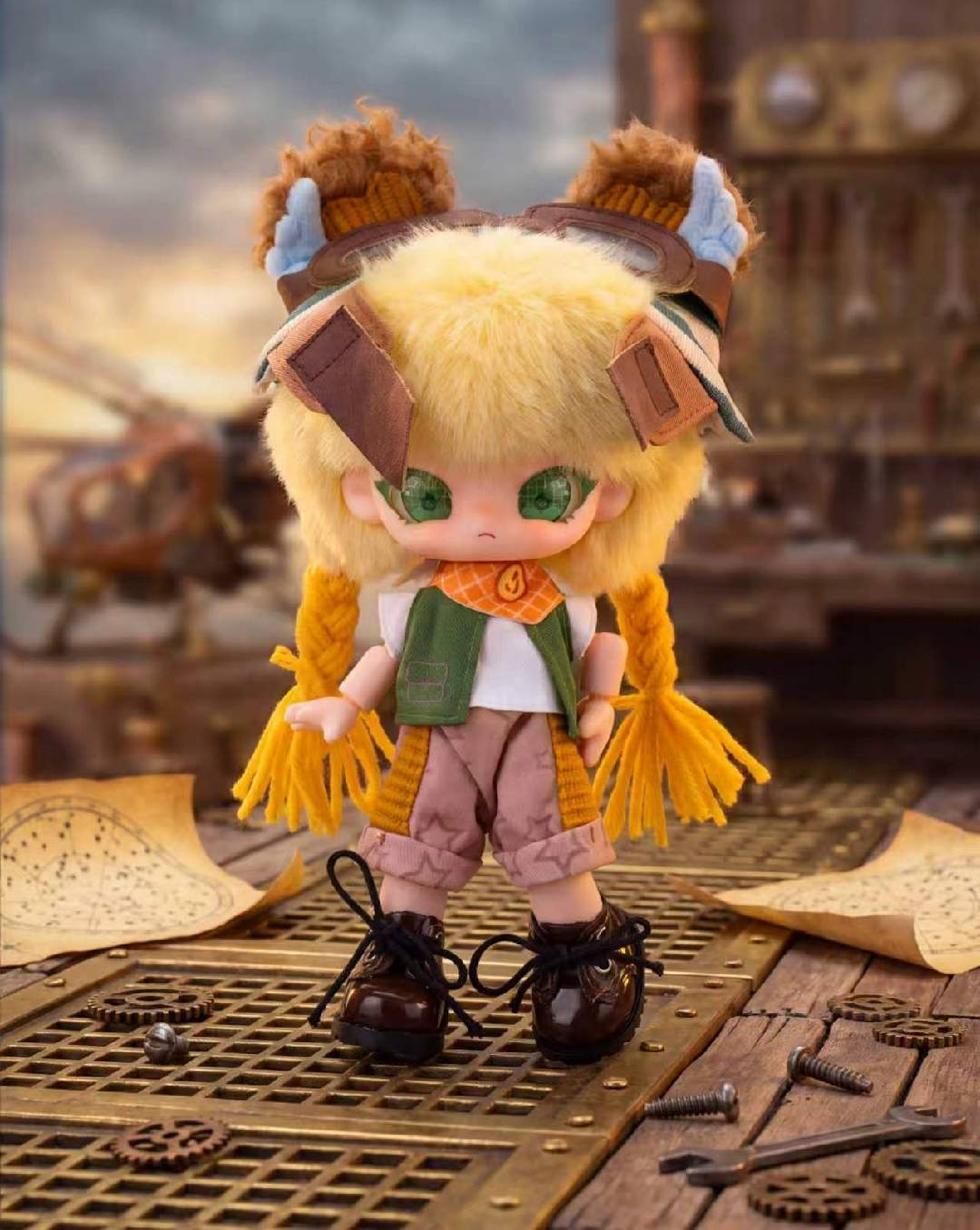 Baby Three Young Lady Chasing Light Idol Plush Blind Box Pendant