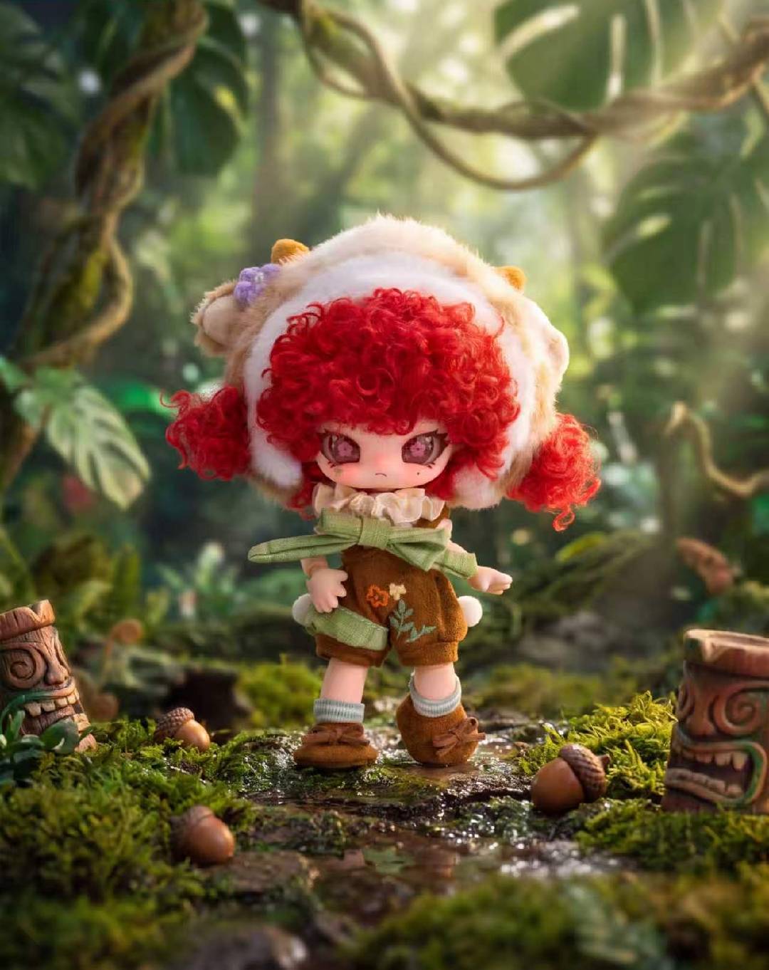 Baby Three Young Lady Chasing Light Idol Plush Blind Box Pendant