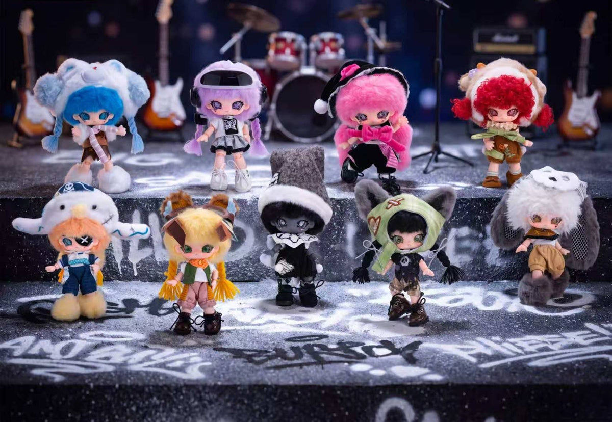 Baby Three Young Lady Chasing Light Idol Plush Blind Box Pendant