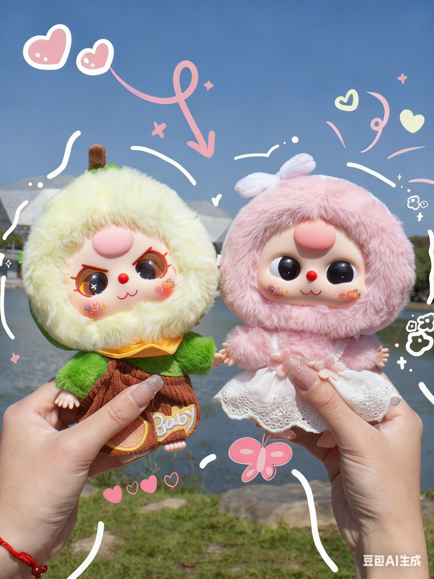 Baby Three Career Dreamer Fluffy Plush Blind Box PB10410
