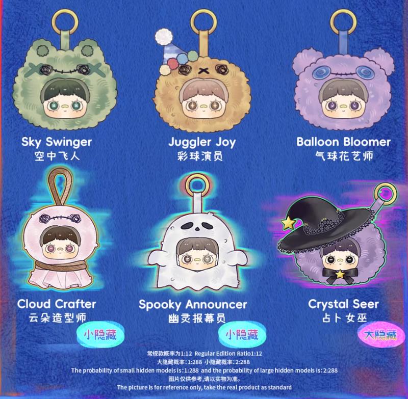 Maymei Crazy Circus Series Plush Blind Box PB10051