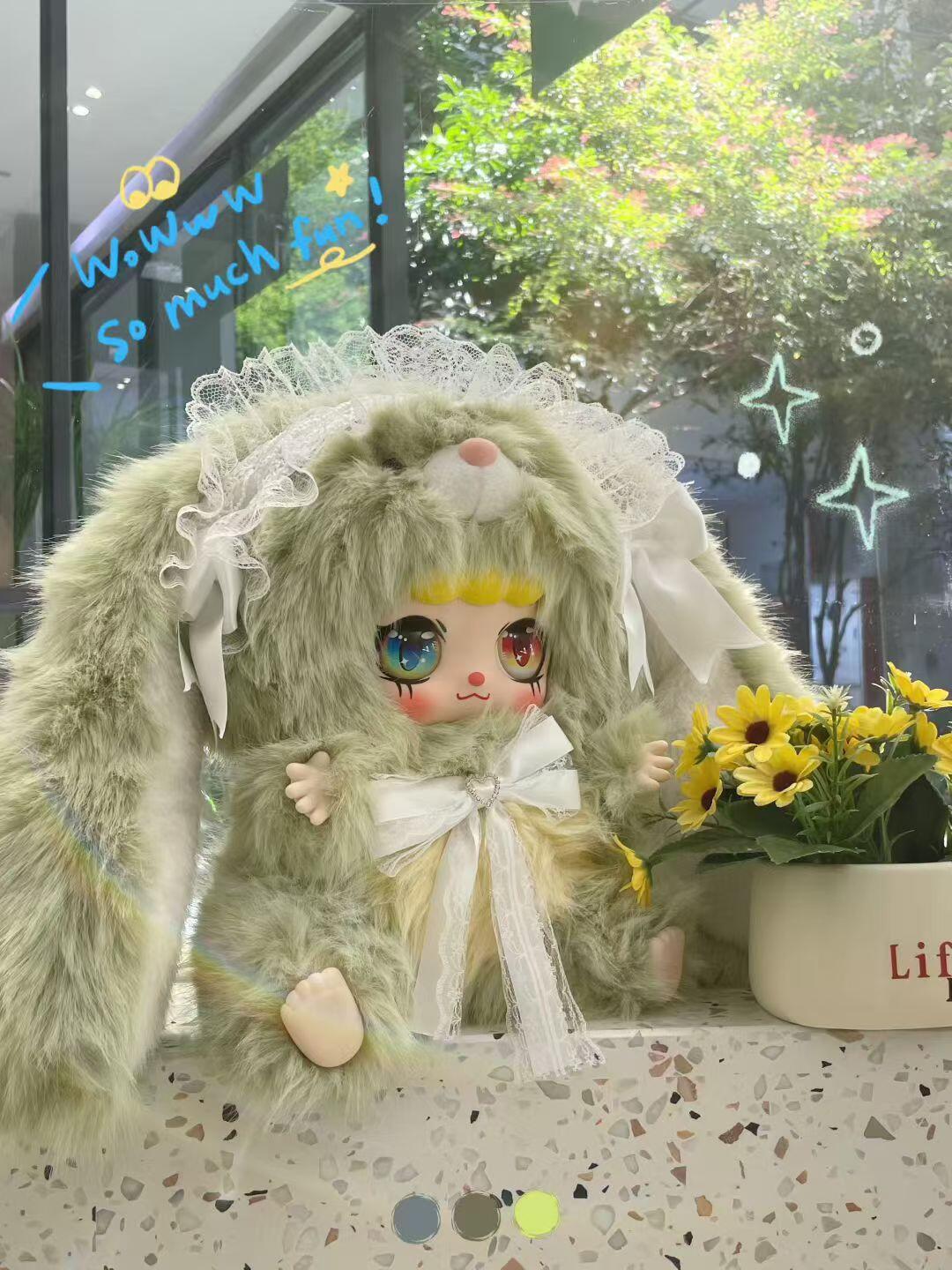 Kebidou Nai Fu Bunny Sauce Dessert Themed Plush Blind Box PH10300