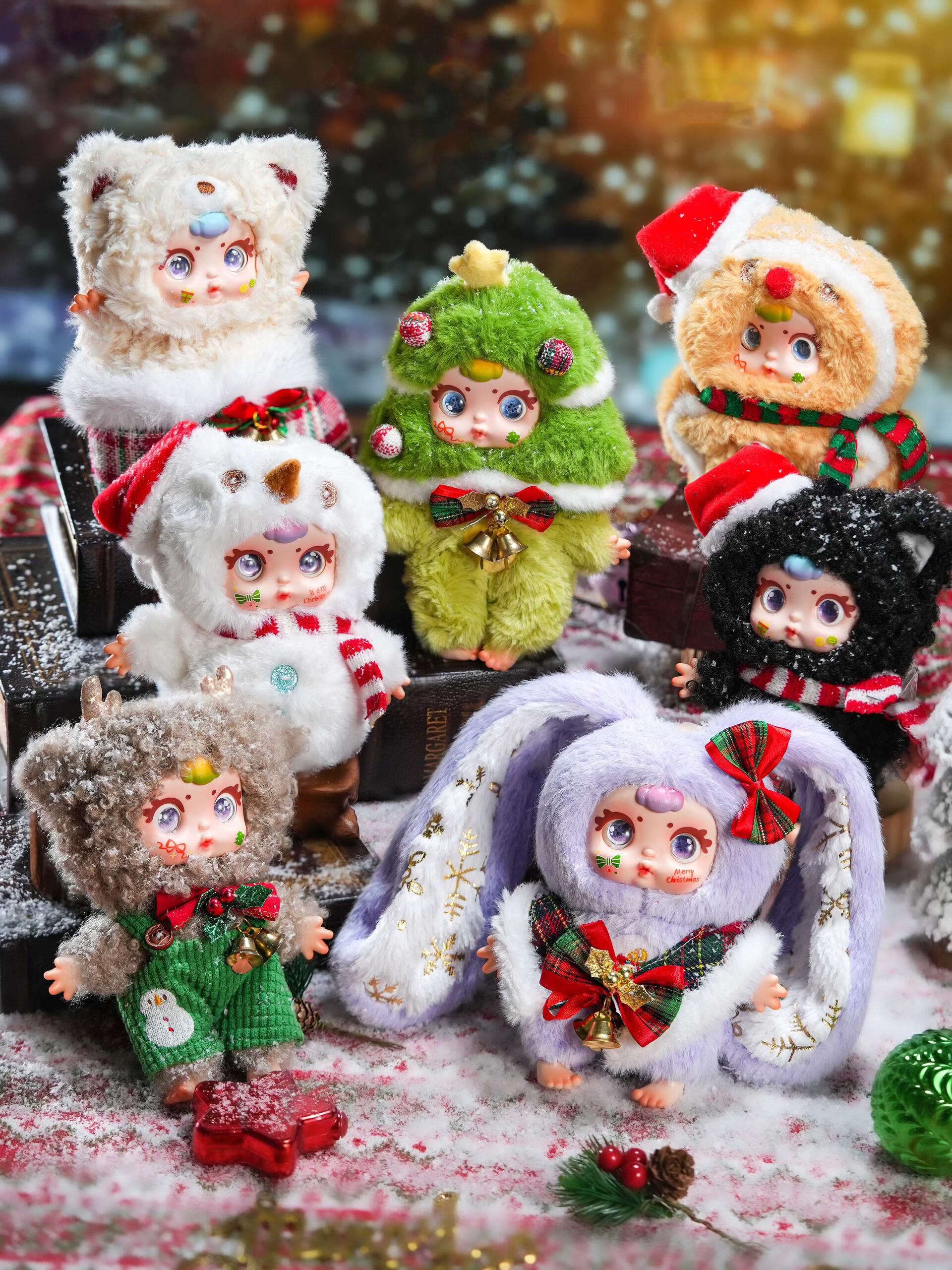 MM Sugar Baby Christmas Series Fluffy Plush Blind Box PB10160