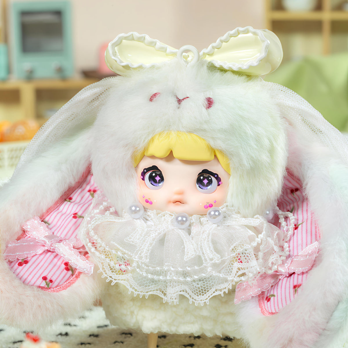 Nommi Baby Sweetheart Bunny Fluffy Plush Blind Box PB10260