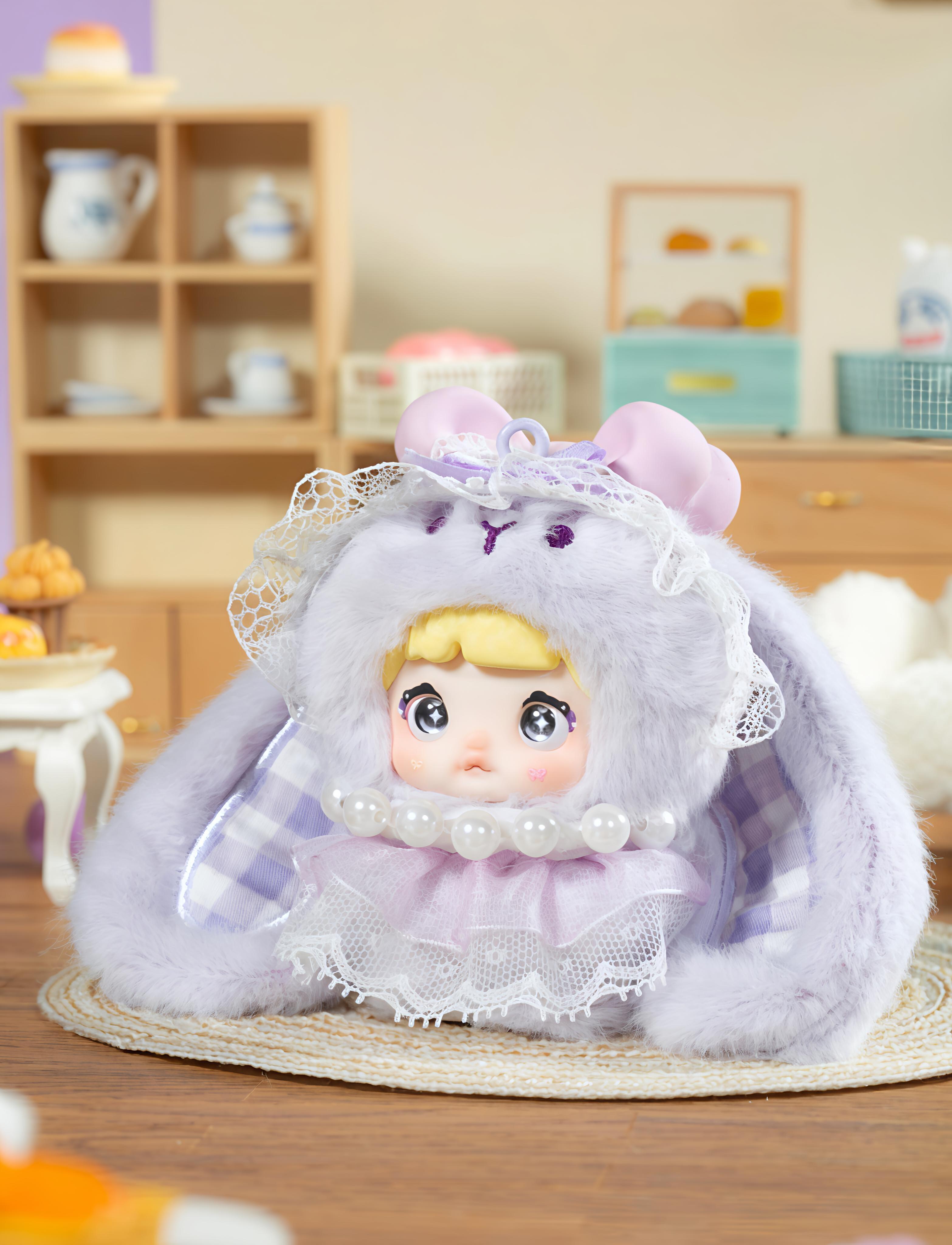 Nommi Baby Sweetheart Bunny Fluffy Plush Blind Box PB10260