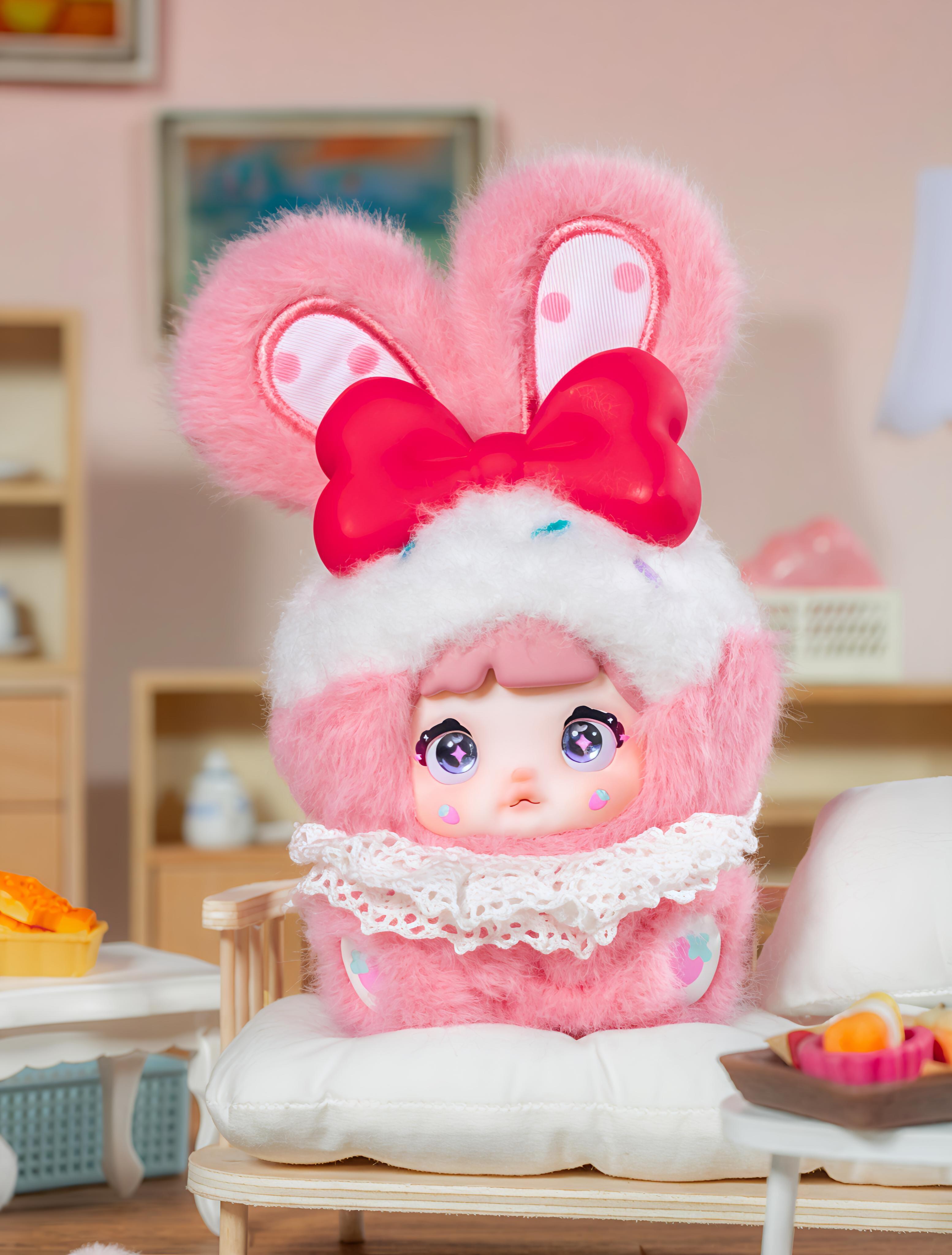 Nommi Baby Sweetheart Bunny Fluffy Plush Blind Box PB10260