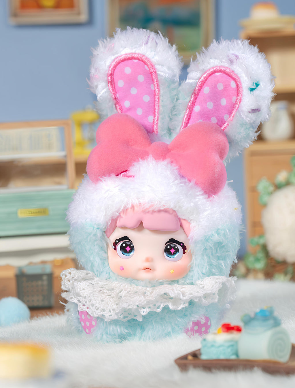 Nommi Baby Sweetheart Bunny Fluffy Plush Blind Box PB10260