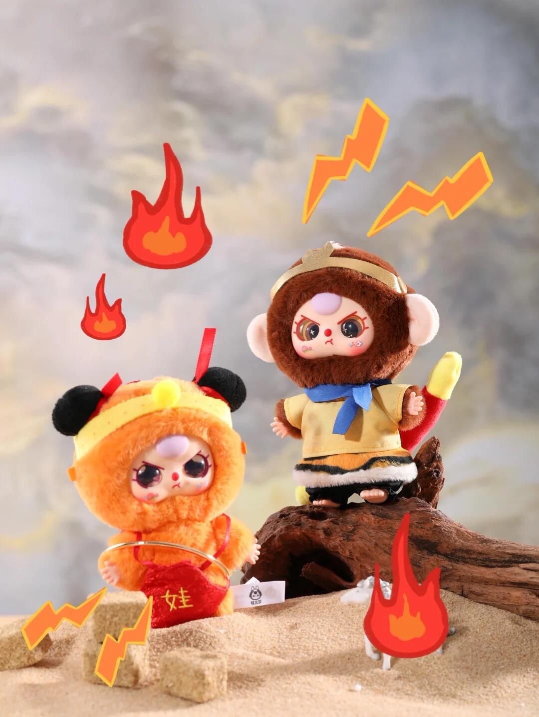 Baby Three Havoc In Heaven Journey To The West Plush Blind Box PB10360