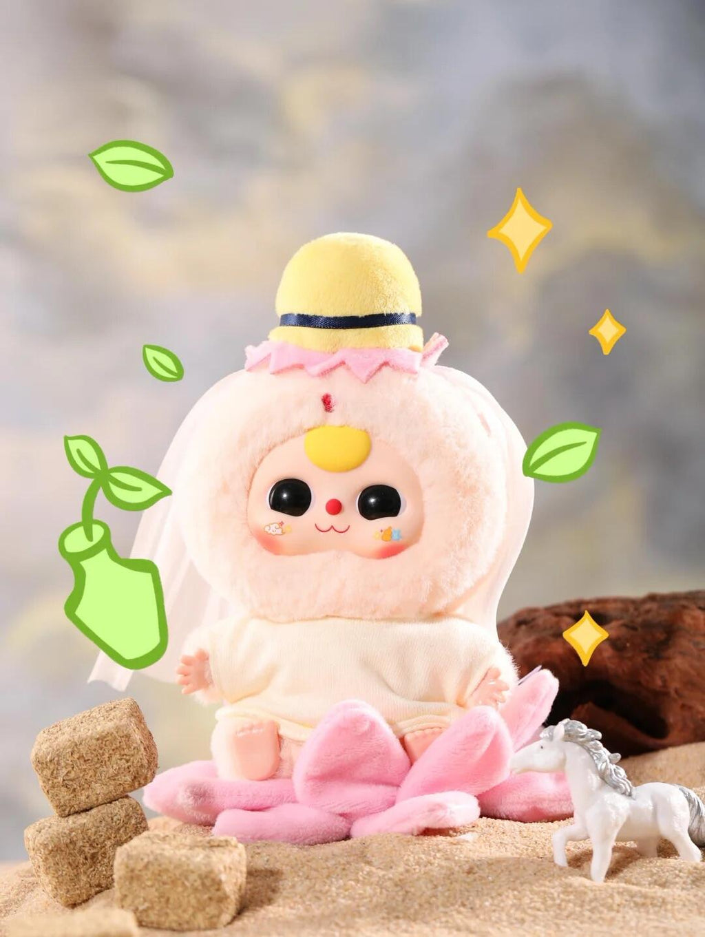 Baby Three Havoc In Heaven Journey To The West Plush Blind Box PB10360
