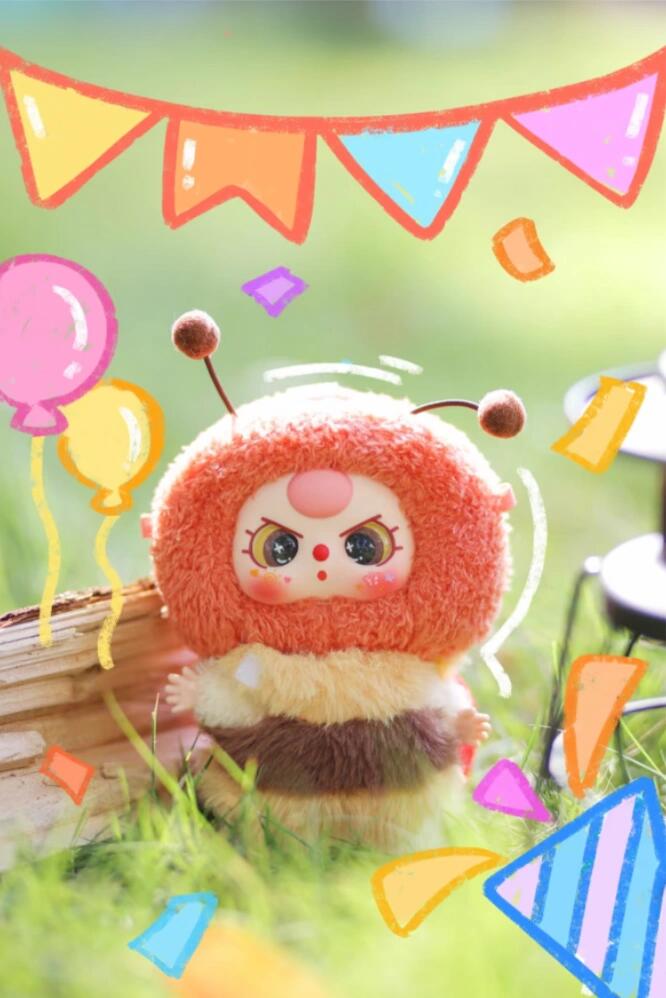 Baby Three Tiny Insect Elf Plush Blind Box PB10560