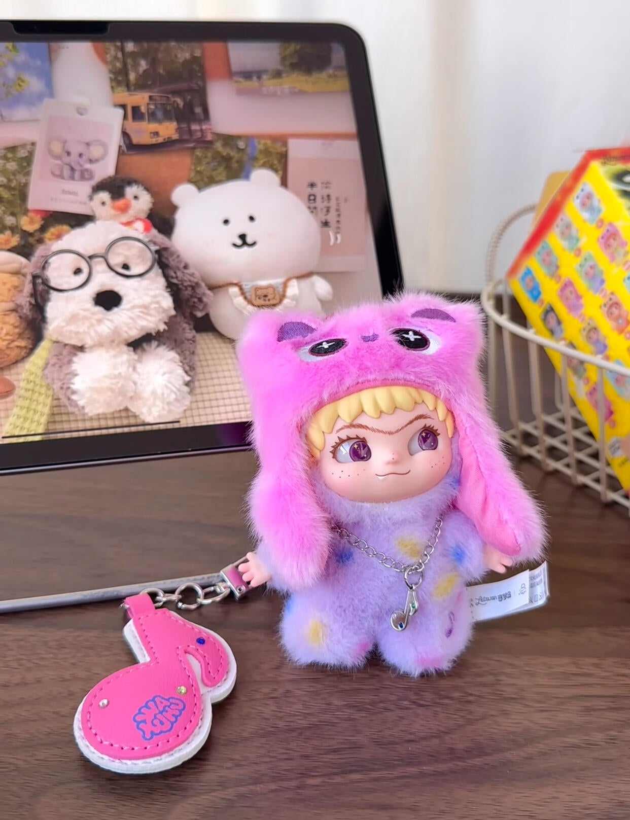 WAKUKU Mini Gen3 Lucky Mode Fluffy Plush Keychain Blind Box PB10690