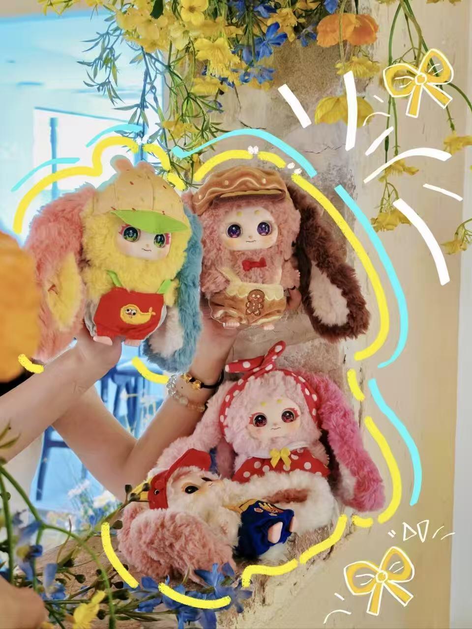 Noli Yummy Log Food Themed Fluffy Plush Blind Box PB10840