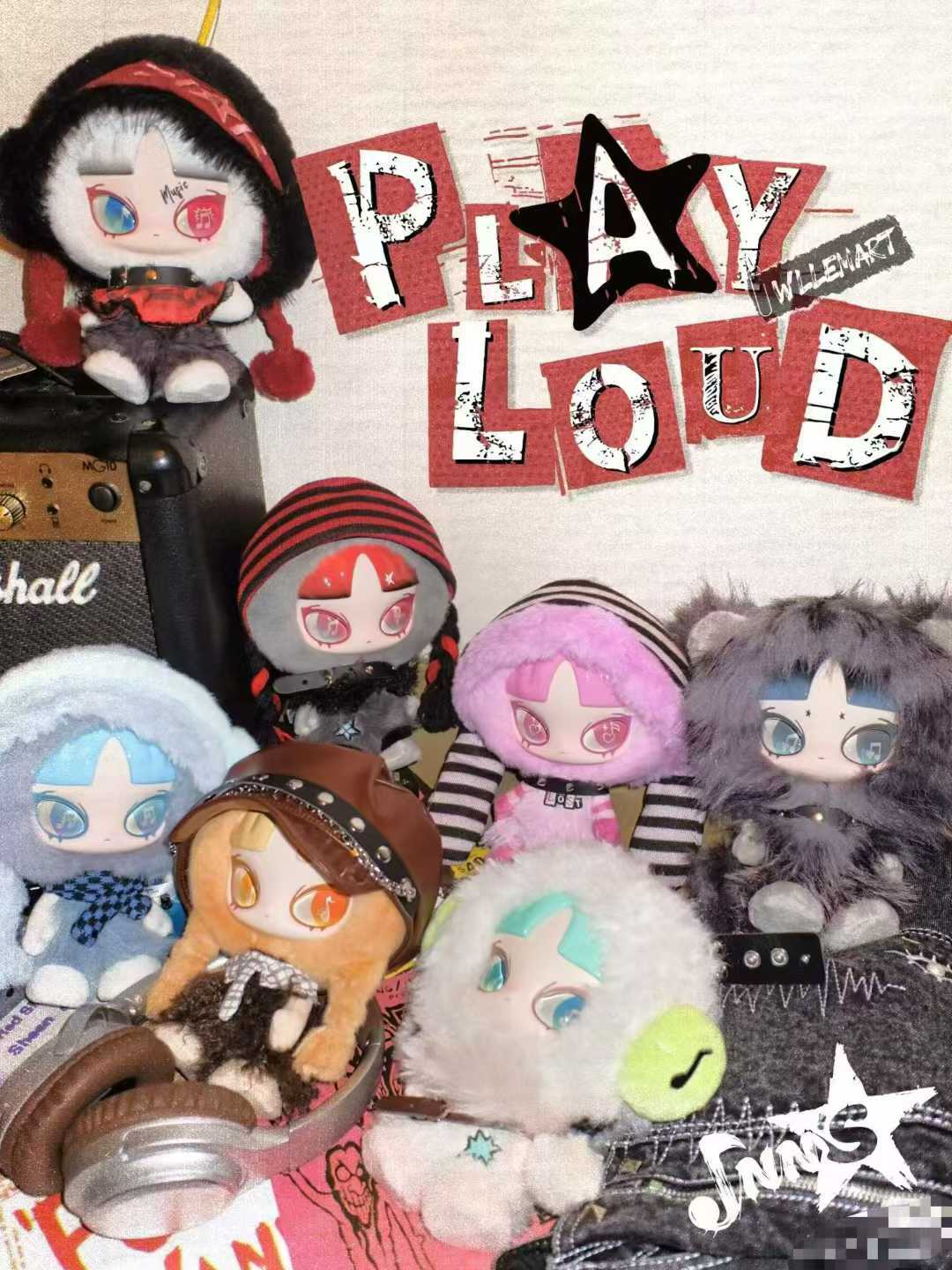INN Play Loud Music Punk Plush Blind Box PB11050