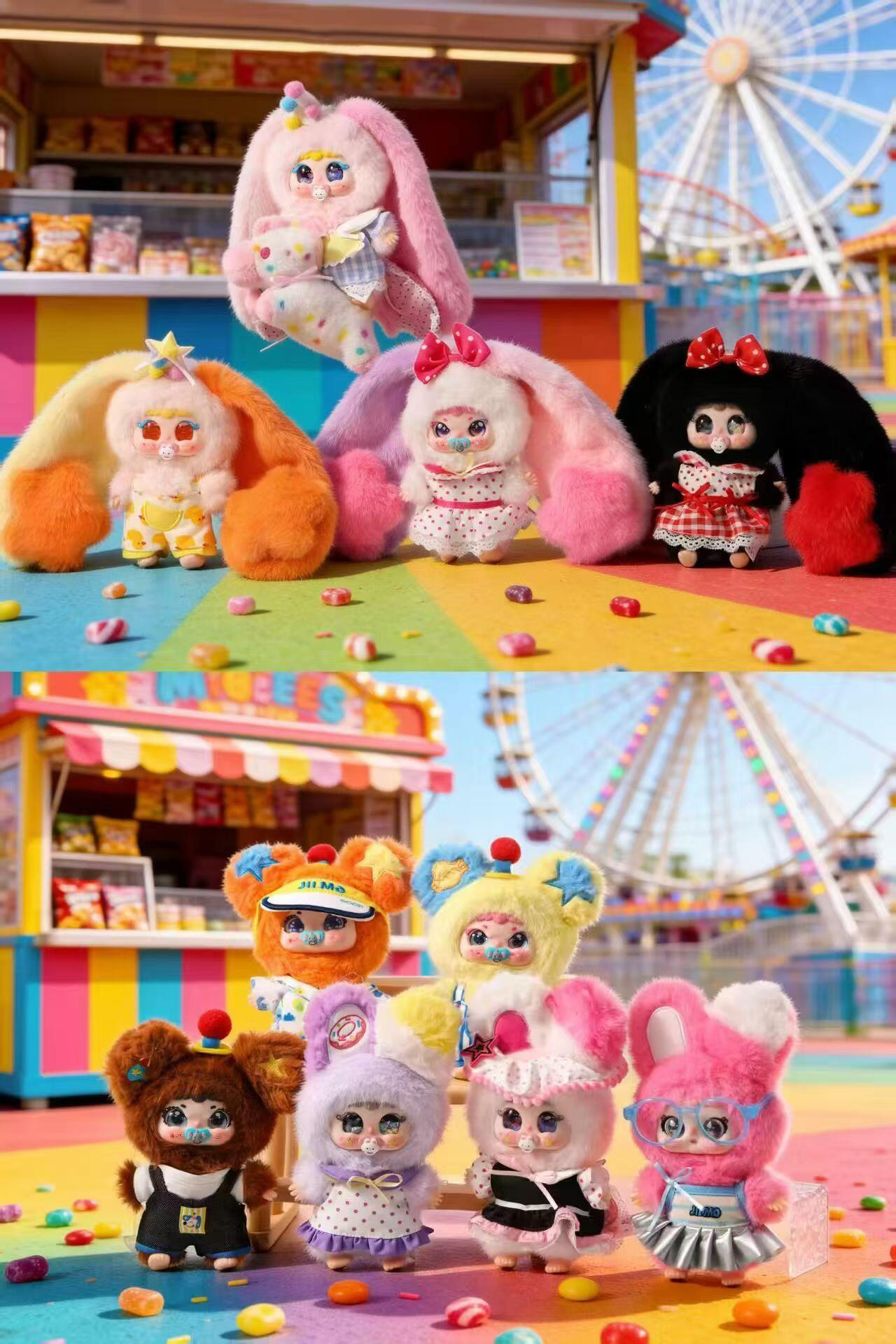 JIIMO Rolling Amusement Park Fluffy Plush Blind Box PB11060
