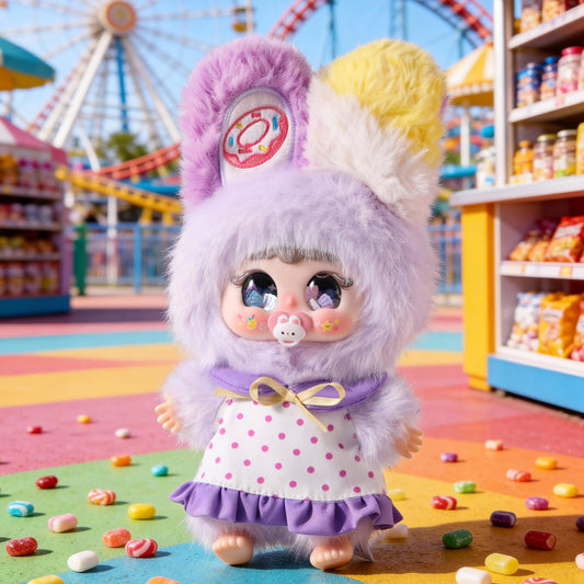 JIIMO Rolling Amusement Park Fluffy Plush Blind Box PB11060