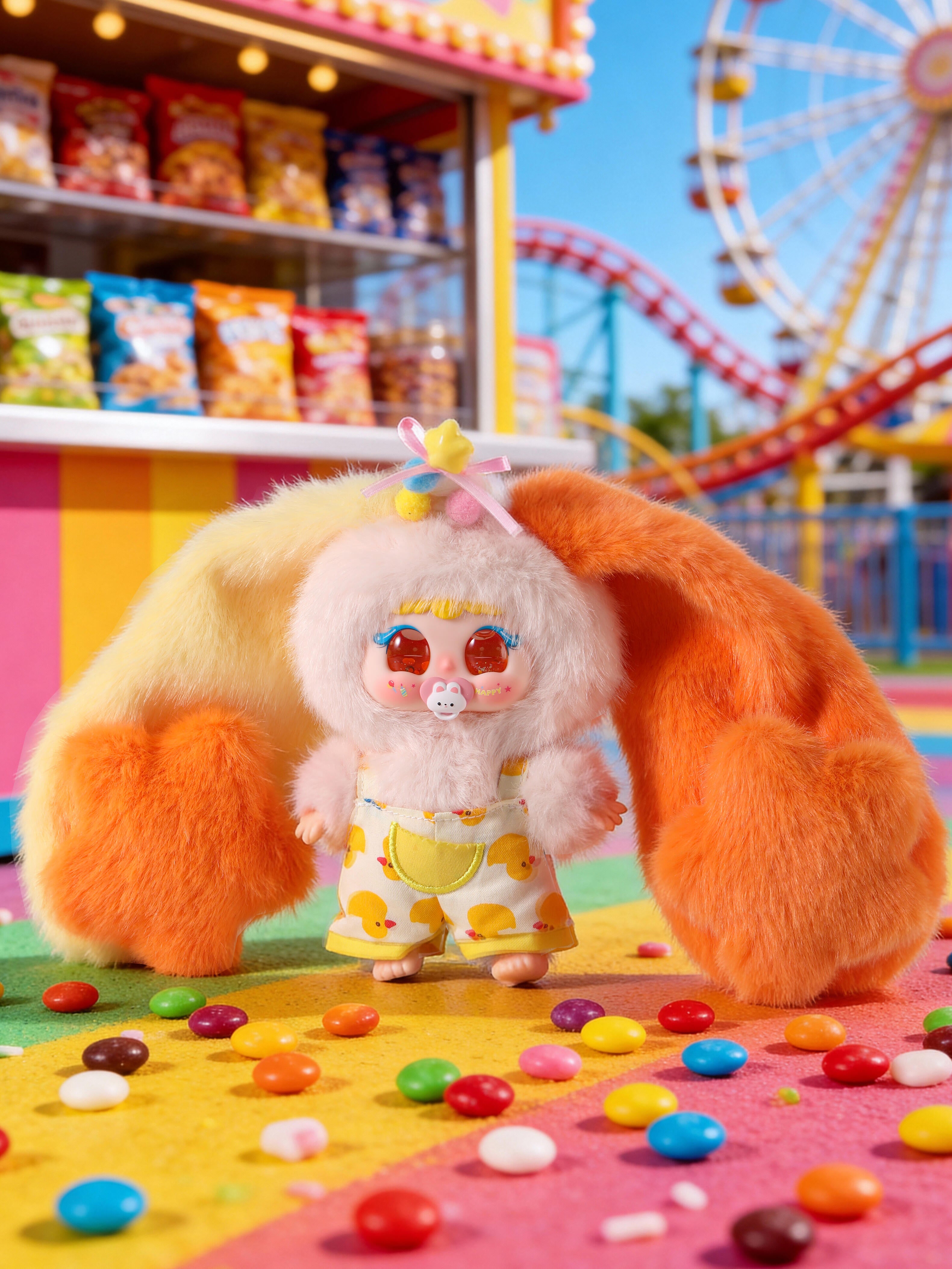 JIIMO Rolling Amusement Park Fluffy Plush Blind Box PB11060