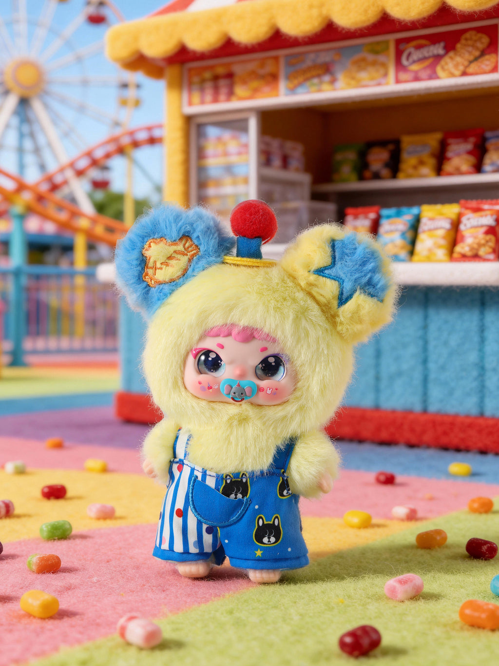 JIIMO Rolling Amusement Park Fluffy Plush Blind Box PB11060