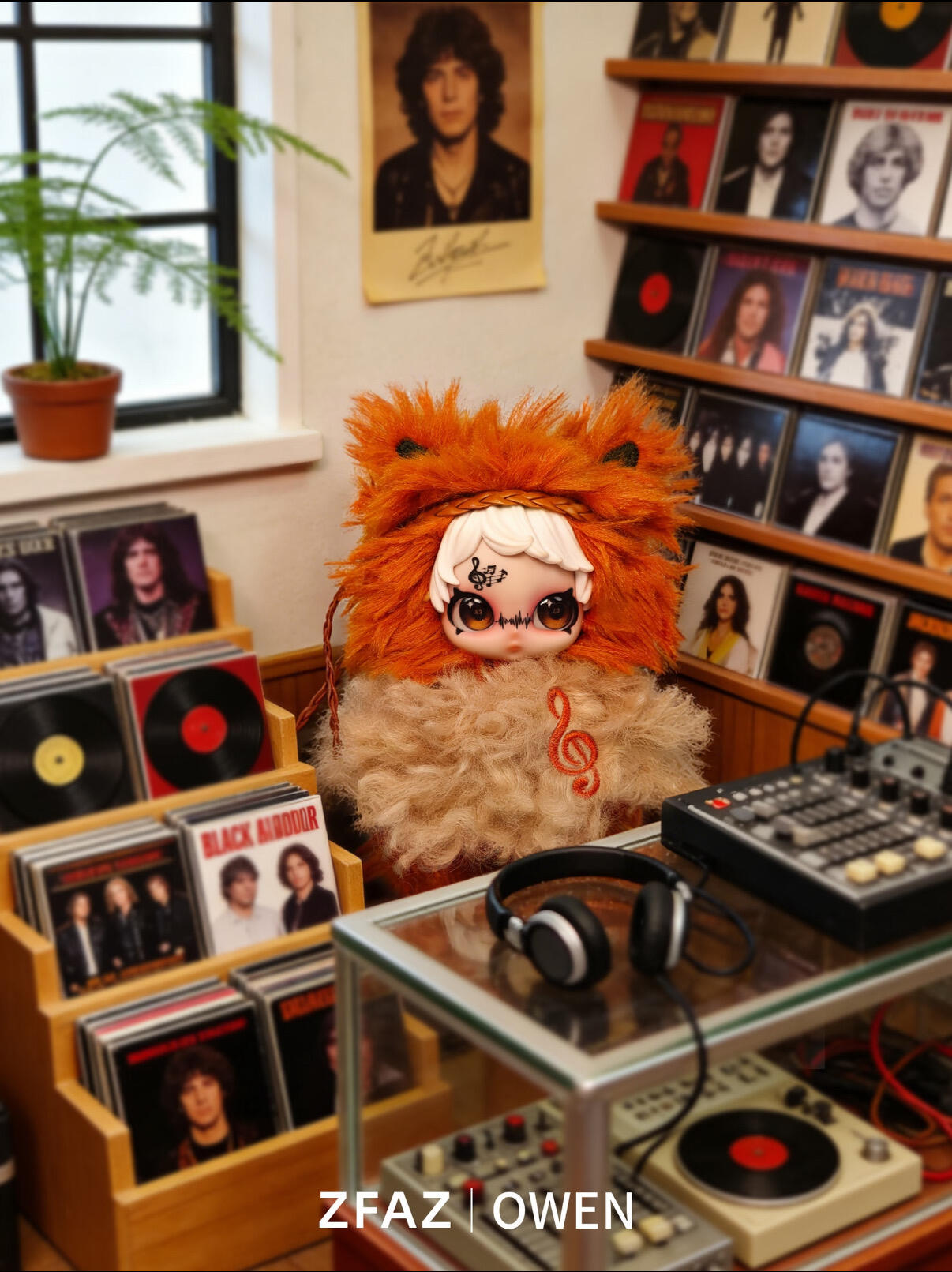 OWEN Rock Star Series Fluffy Plush Blind Box PB11080