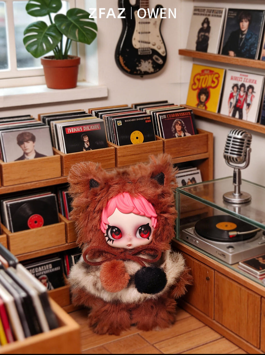 OWEN Rock Star Series Fluffy Plush Blind Box PB11080