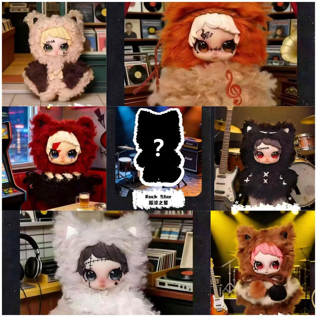 OWEN Rock Star Series Fluffy Plush Blind Box PB11080