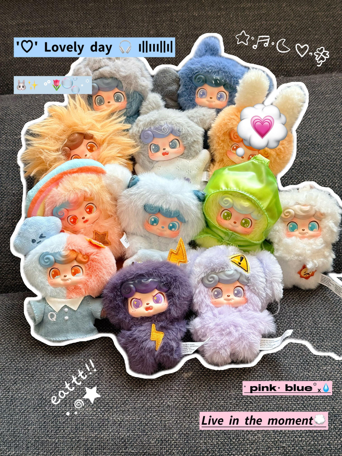 Q Kid Weather Series Mini Plush Blind Box PB11340
