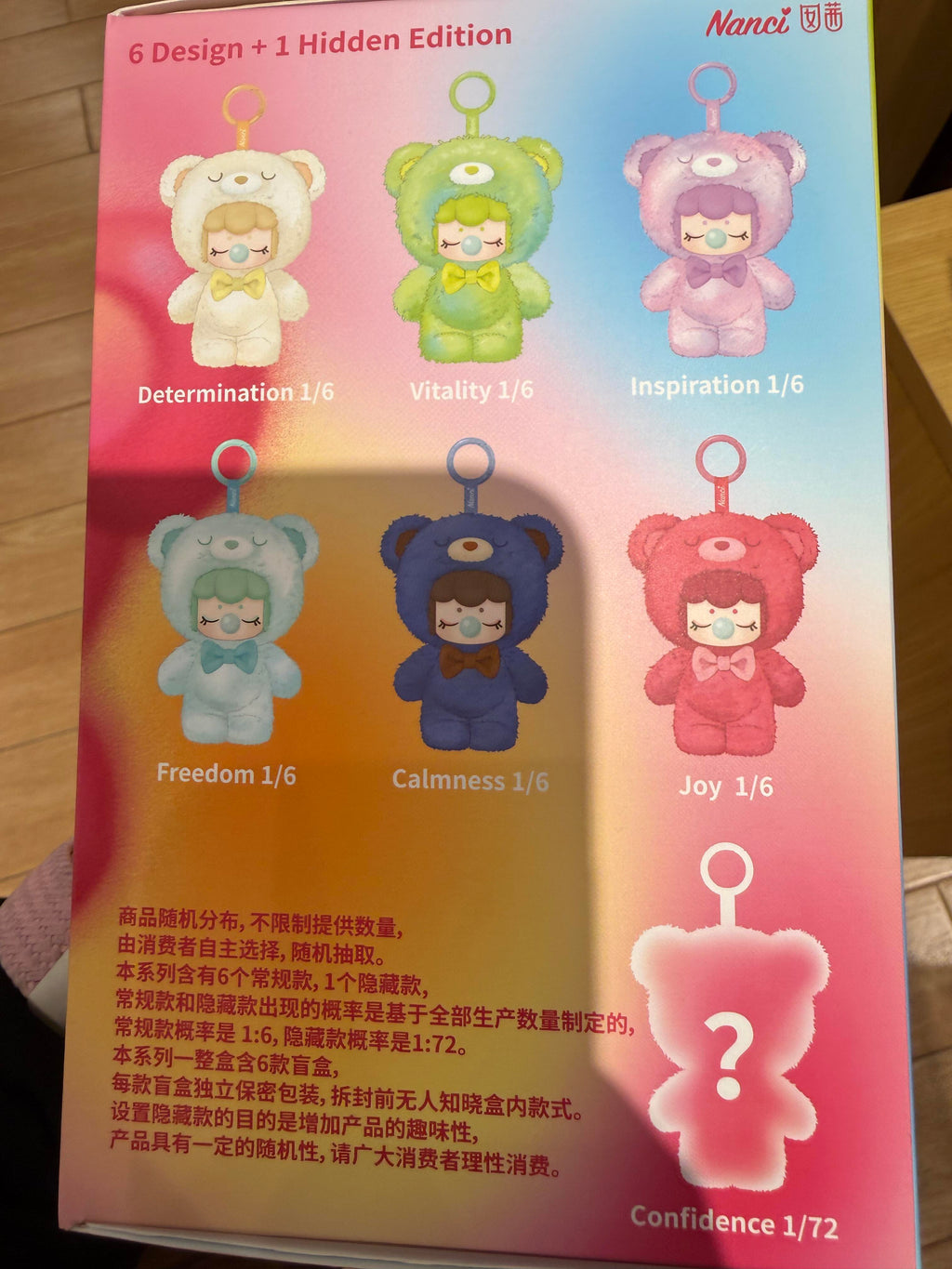 Rolife Nanci Bear Inner World Fluffy Plush Blind Box PB11410