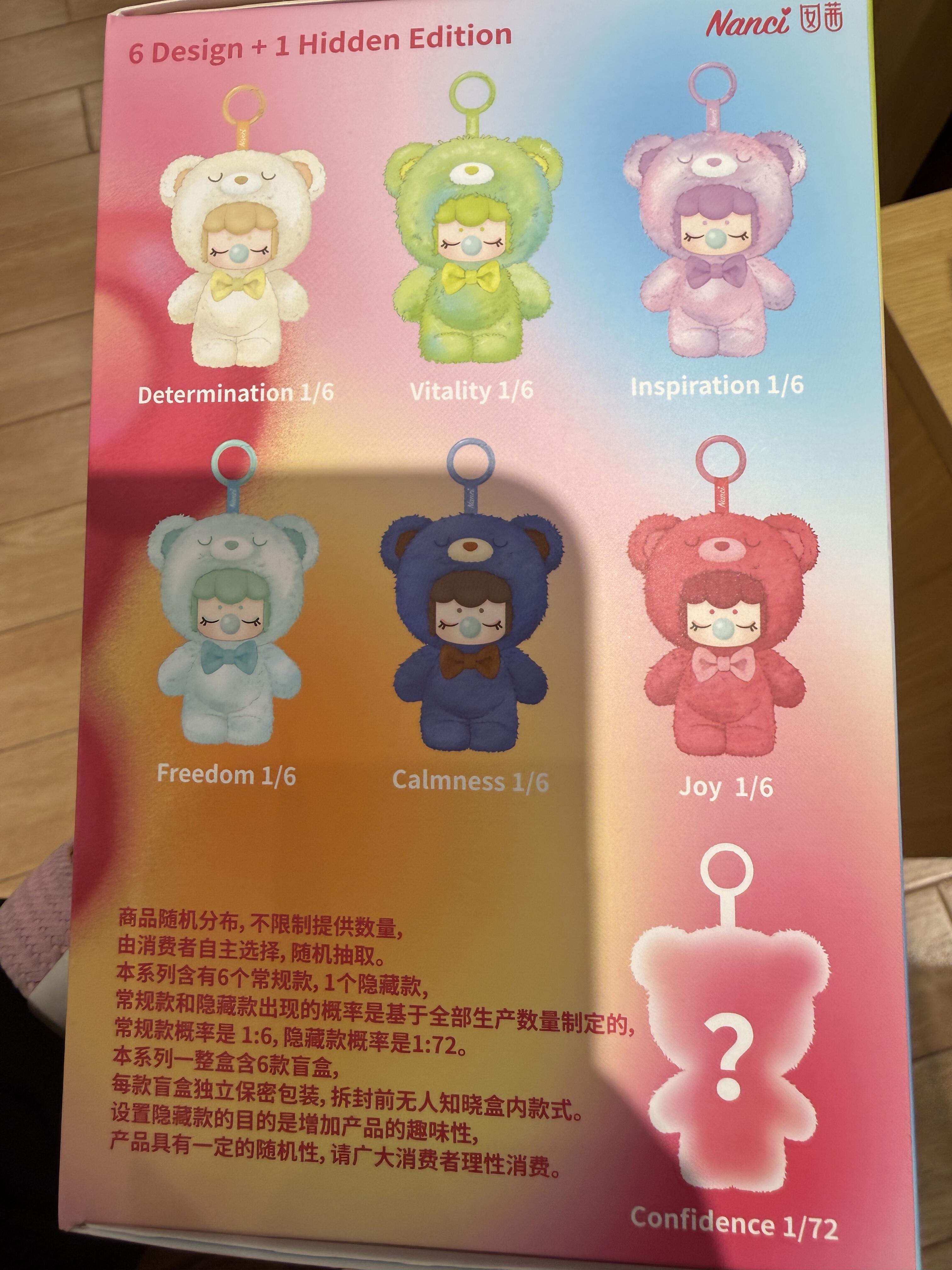 Rolife Nanci Bear Inner World Fluffy Plush Blind Box PB11410