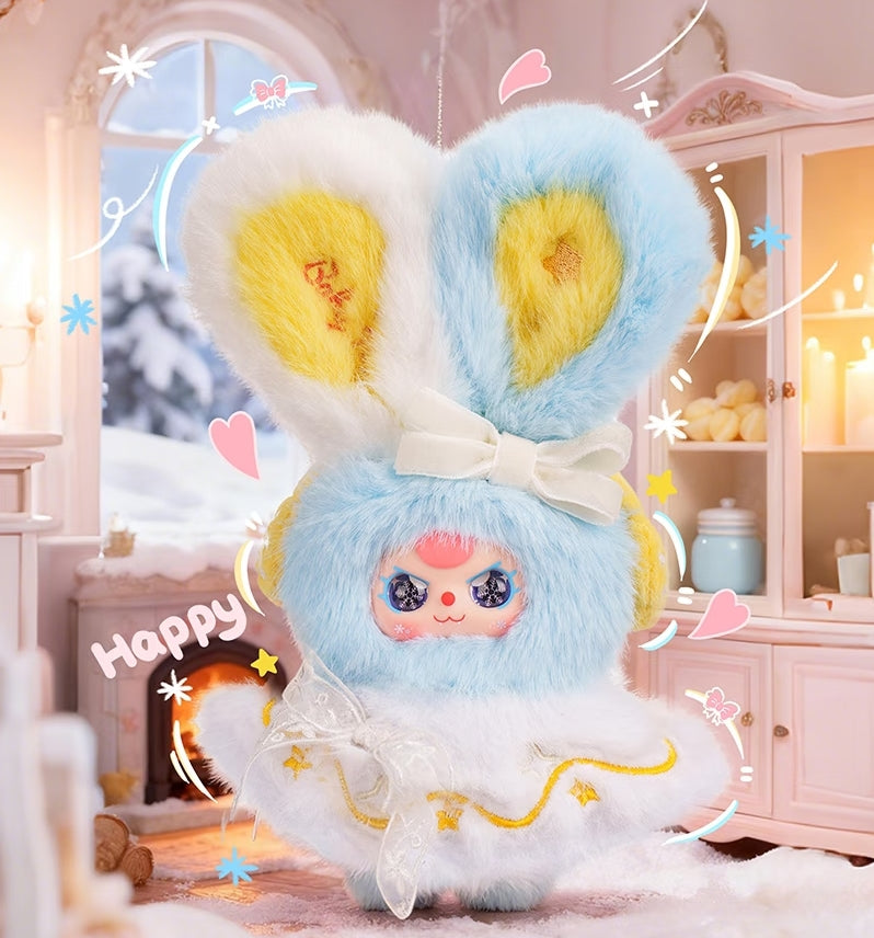 Baby Three Winter Plan Fluffy Bunny Plush Blind Box PB10720