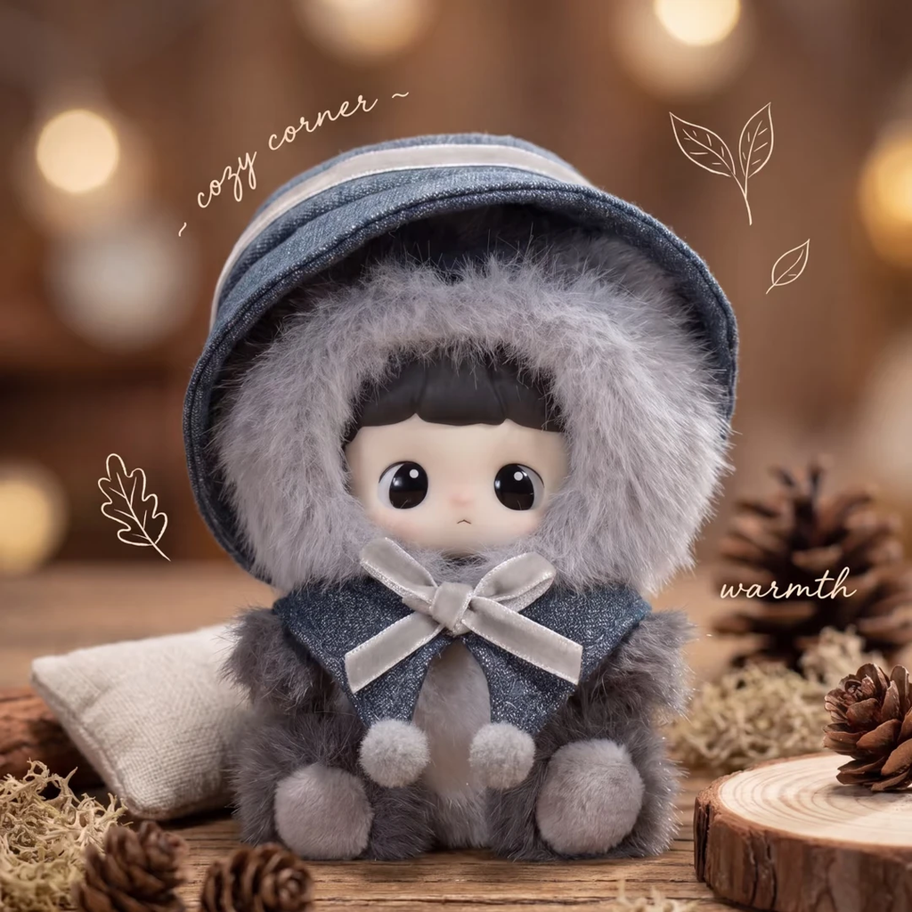 MaiDongDong Warm Wood Children's Whispers Series Fluffy Plush Blind Box PB11690