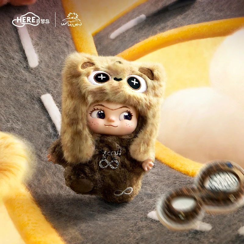 WAKUKU Lucky Number On A Roll Plush Keychain Blind Box