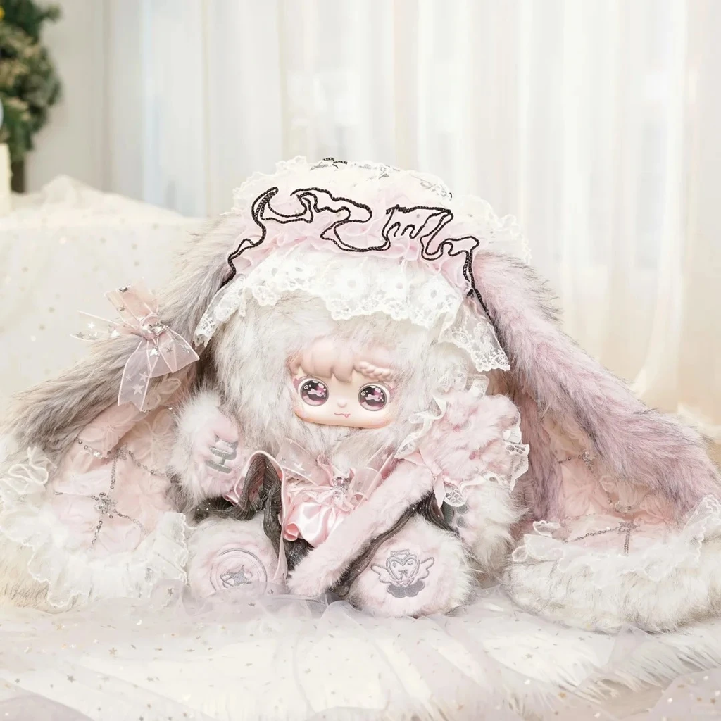 Sanmi Sweet Rabbit Letter 850% Oversized Posable Fluffy Plush Blind Box PH11100