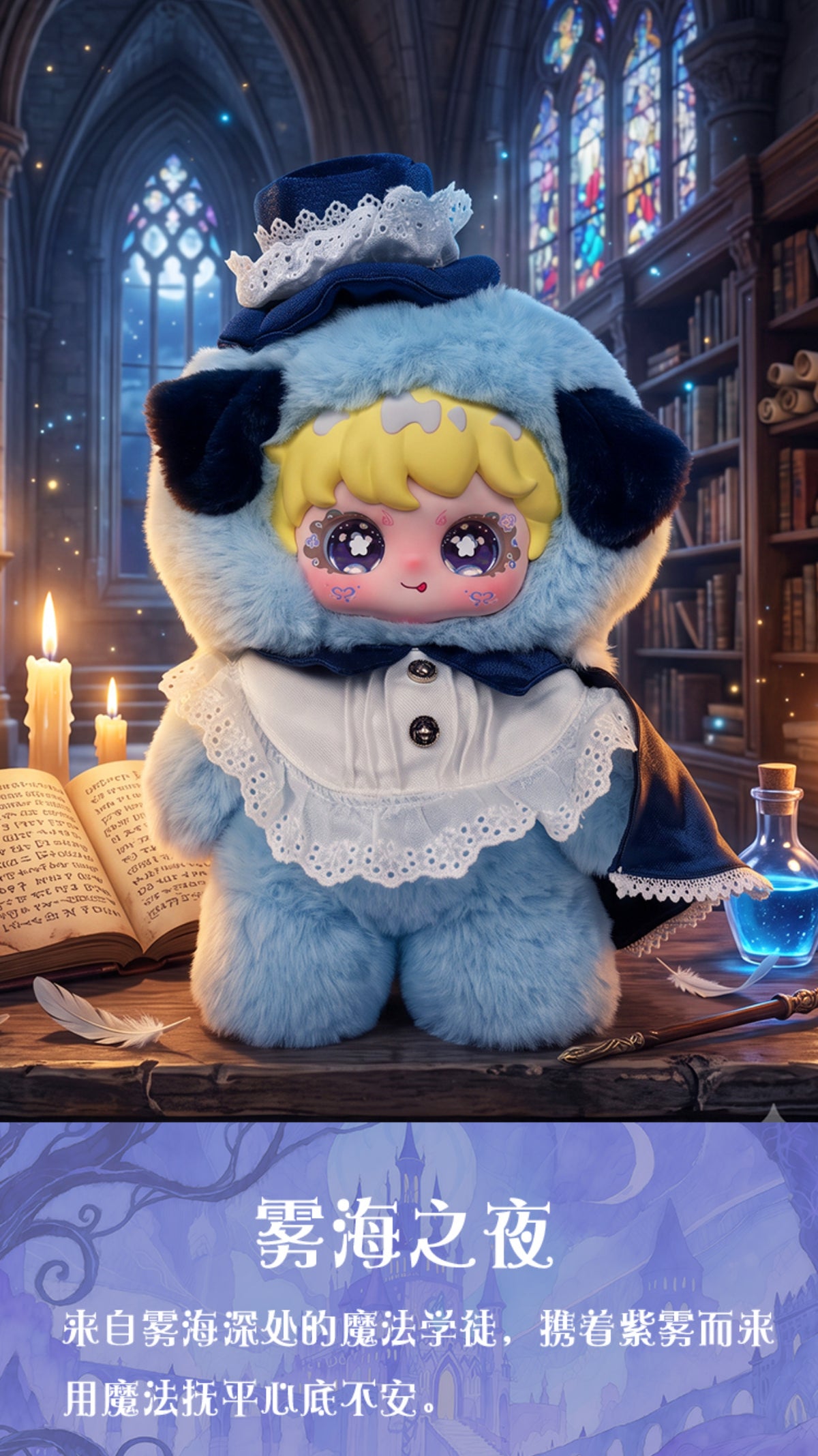 LUXI Plopie Magic Night 700% Series Plush Blind Box