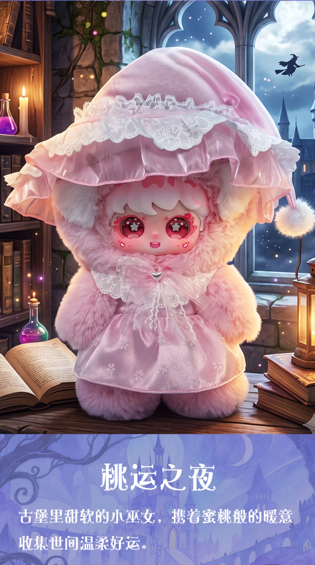 LUXI Plopie Magic Night 700% Series Plush Blind Box
