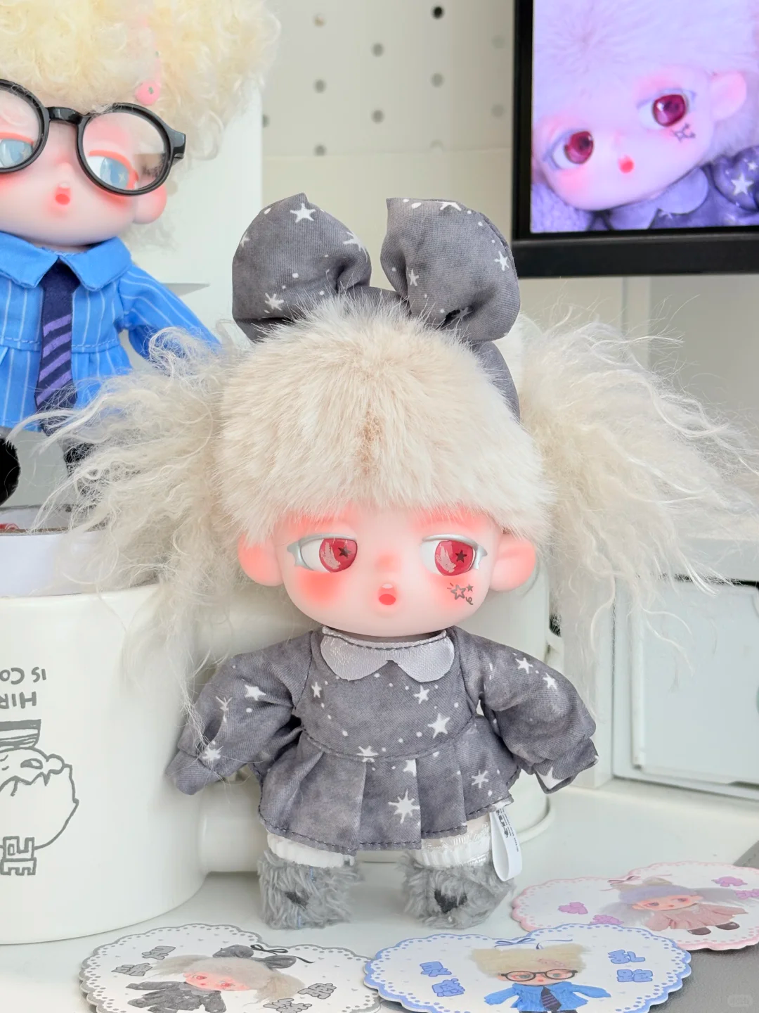 OOYEI Oh Xiaodan Mini Doll Blind Box | Lazy Weekend Series Cute Fashion Plush Jointed Collectible Dolls