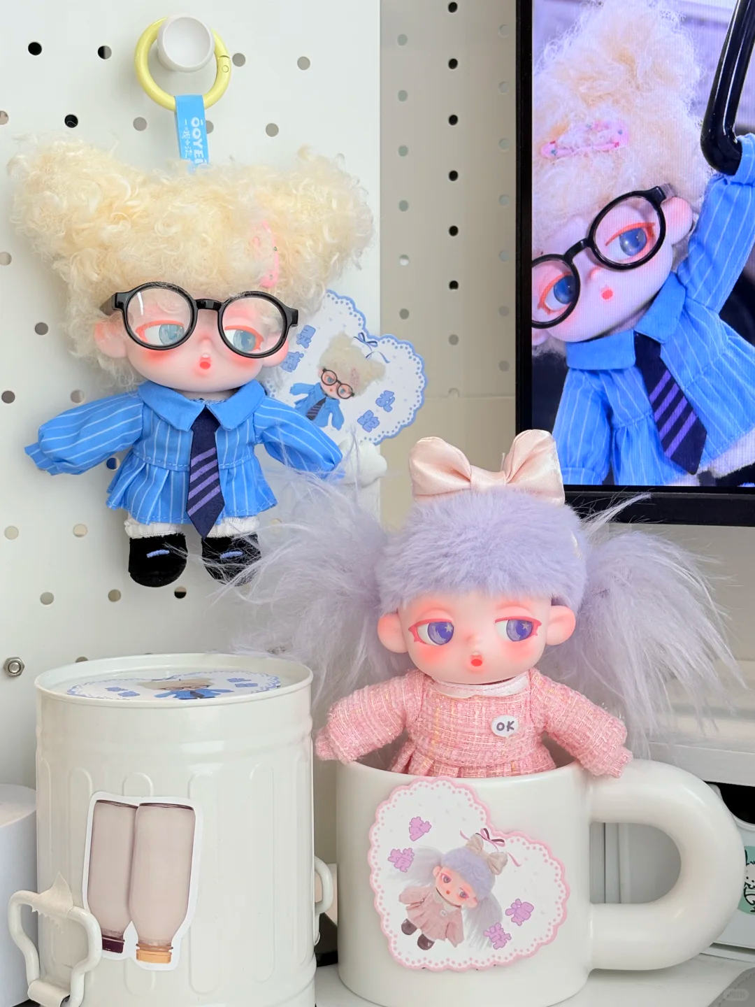 OOYEI Oh Xiaodan Mini Doll Blind Box | Lazy Weekend Series Cute Fashion Plush Jointed Collectible Dolls