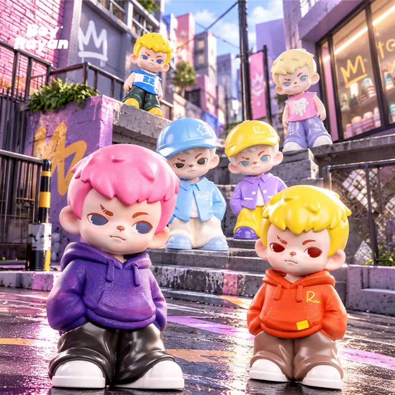 BABY Boy Rayan OOTD Mini Series Blind Box Figure | Streetwear Style Boy Collectible Art Toy, Regular, Surprise & Secret Chases