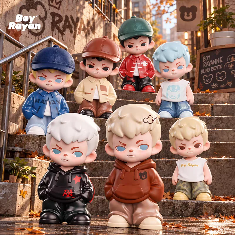 BABY Boy Rayan OOTD Mini Series Blind Box Figure | Streetwear Style Boy Collectible Art Toy, Regular, Surprise & Secret Chases