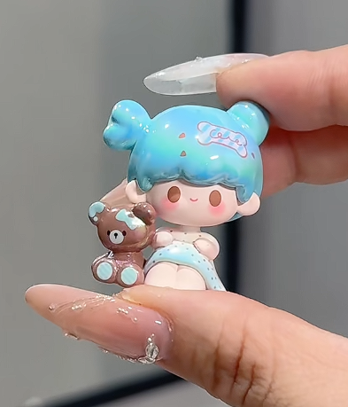 UU Toys Good Night Dream Series Mini Bean Blind Bag Figures | Electroplated Kawaii Girl Mini Beans, Special & Secret Chase Styles