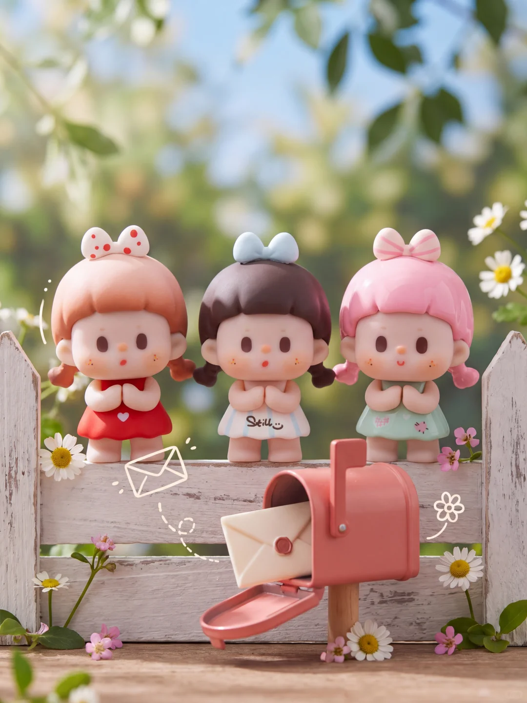 Bu Er Little Wishes Series Mini Bean Blind Bag Figures | Kawaii Wishes Themed Mini Collectibles, Secret & Super Secret Chases