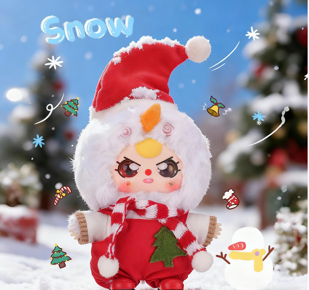 Baby Three Merry Christmas Fluffy Plush Blind Box PB10180