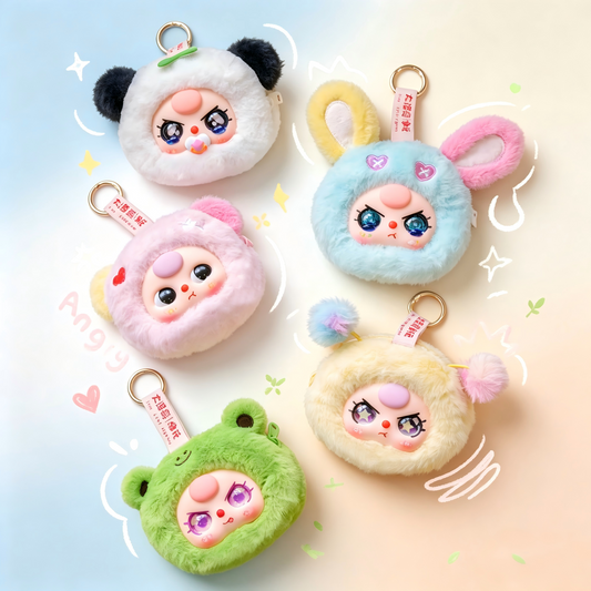 Baby Three Plush Storage Pouches Blind Box PB10071