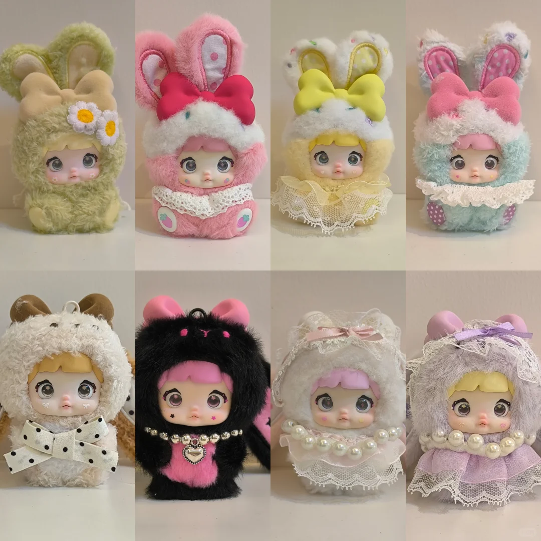 Nommi Baby Sweetheart Bunny Fluffy Plush Blind Box PB10260