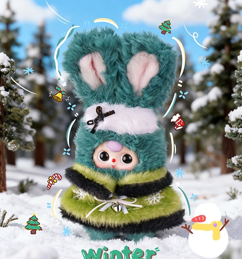 Baby Three Winter Plan Fluffy Bunny Plush Blind Box PB10720
