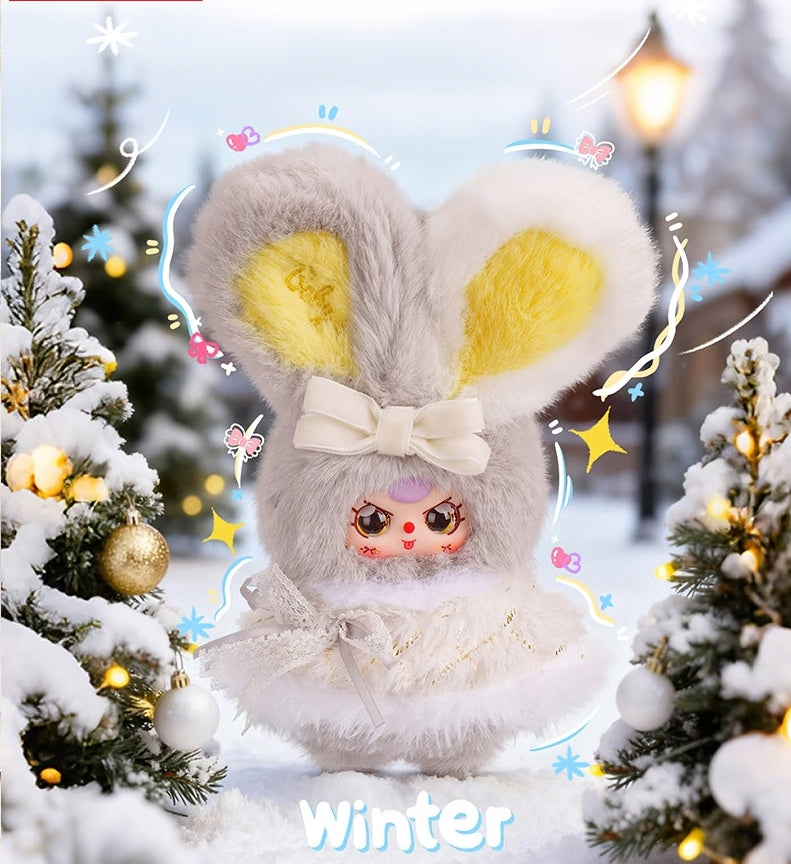 Baby Three Winter Plan Fluffy Bunny Plush Blind Box PB10720