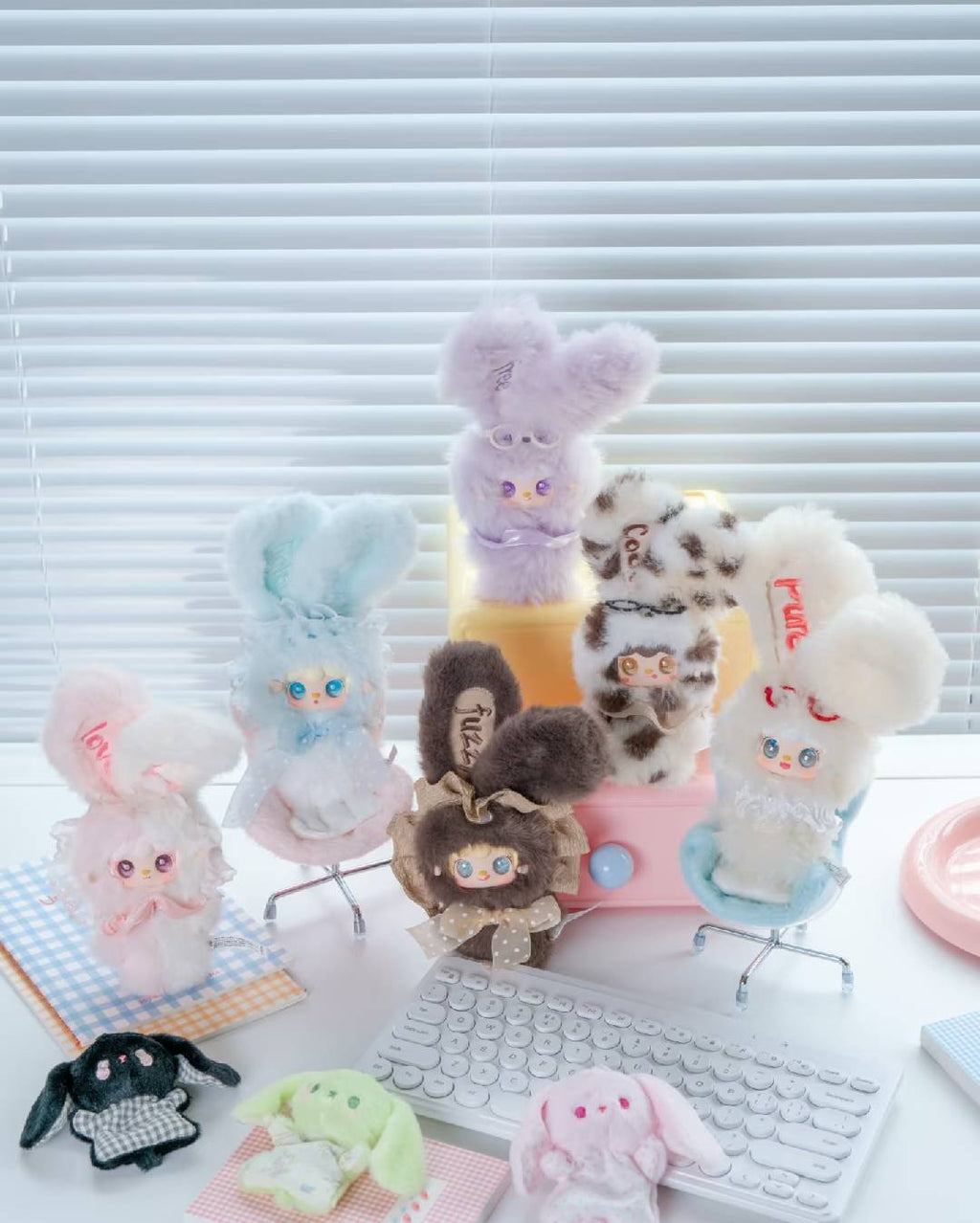 Yooki healing bunny series plush blind box