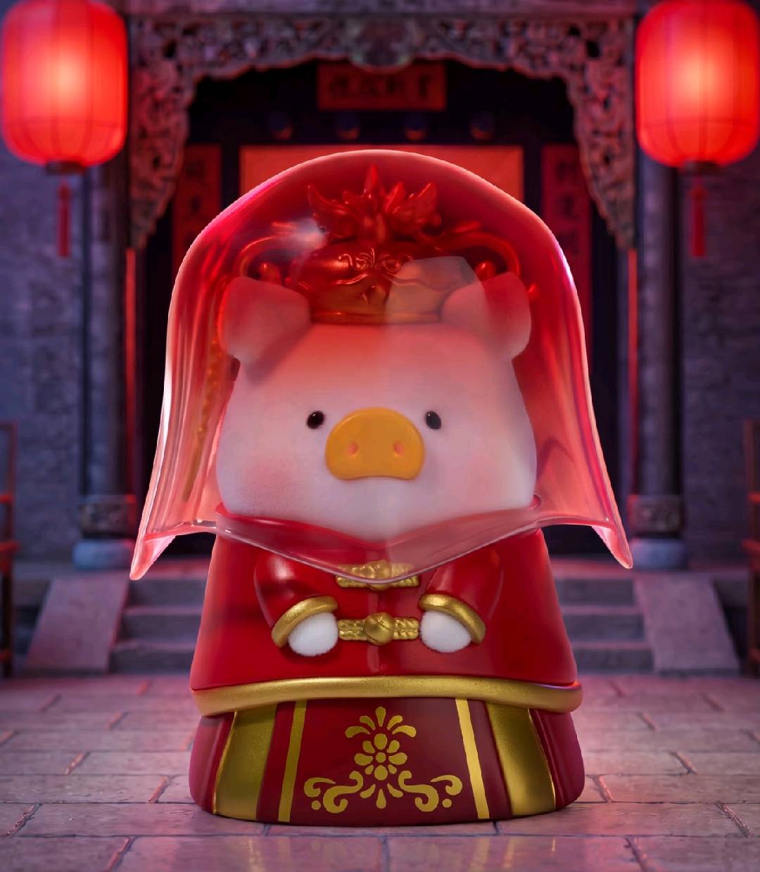 LuLu the Pig "Surprise-Filled Jar" Series Figurines